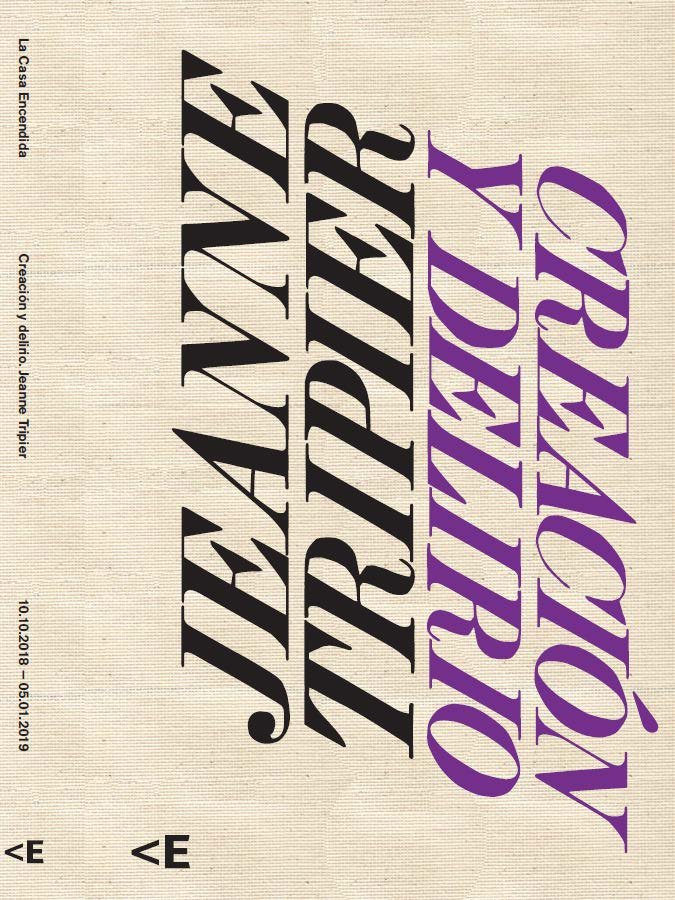 Creación y Delirio, de TRIPIER | portada del libro