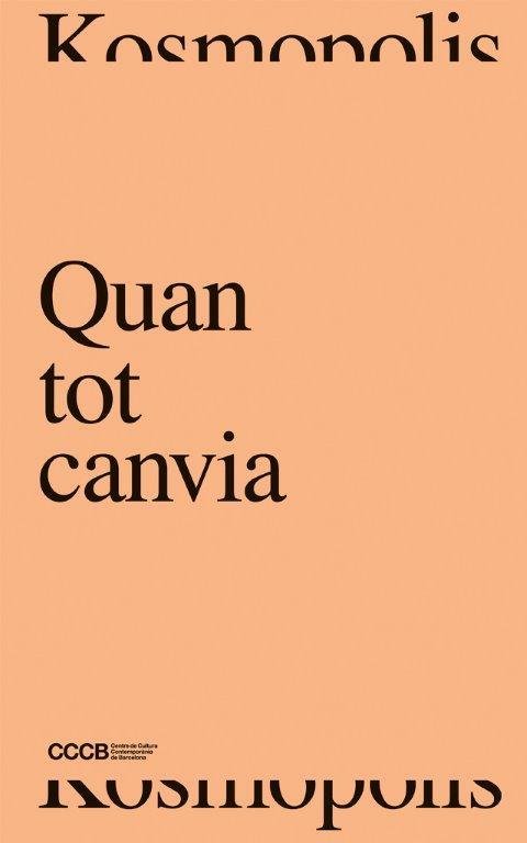 Quan tot canvia/ When everything changes, de AA.VV. | portada del libro
