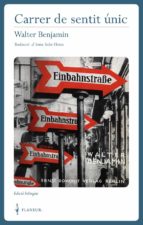 CARRER DE SENTIT UNIC - CAT, de Walter Benjamin | portada del libro