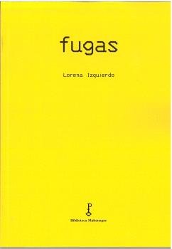 FUGAS, de LORENA IZQUIERDO | portada del libro