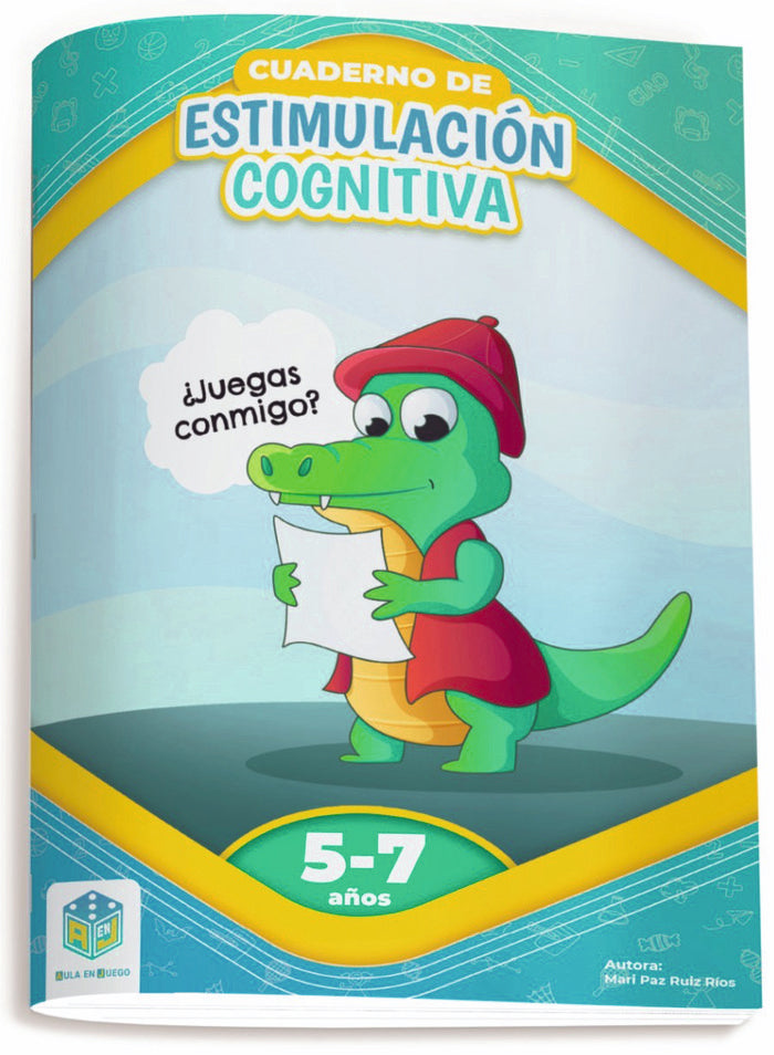 Cuaderno de estimulación cognitiva. ¿Juegas conmigo? 5-7 año, de Ruiz Ríos, Mari Paz | portada del libro