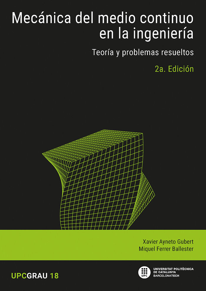 MECANICA DEL MEDIO CONTINUO EN LA INGENIERIA, de AYNETO GUBERT, XAVIER | portada del libro