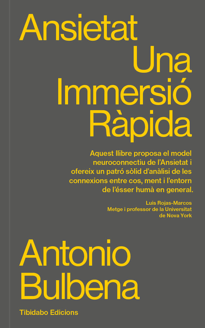 ANSIETAT, de BULBENA, ANTONIO | portada del libro