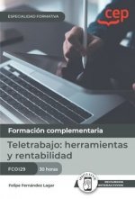 MANUAL TELETRABAJO HERRAMIENTAS Y RENTABILIDAD | portada del libro