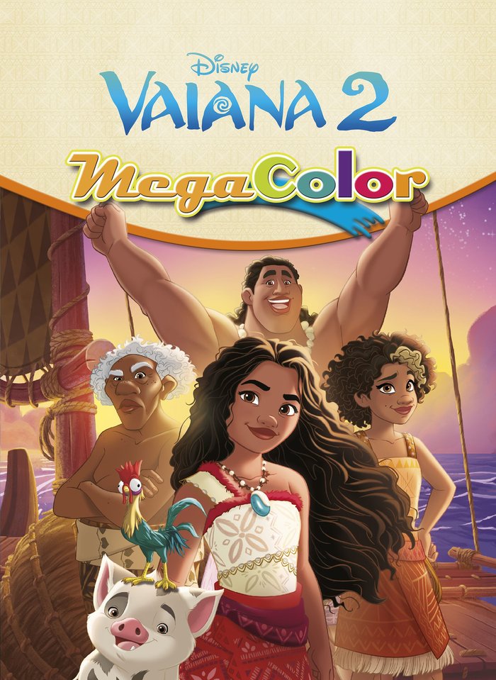 Vaiana 2. Megacolor, de DISNEY | portada del libro