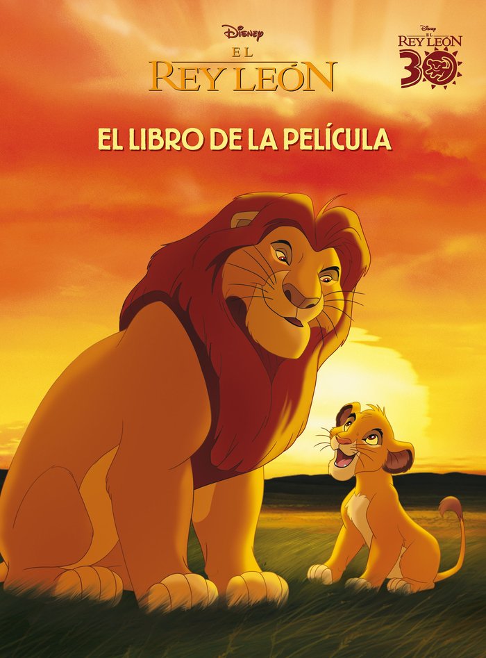 EL REY LEON EL LIBRO DE LA PELICULA, de DISNEY | portada del libro