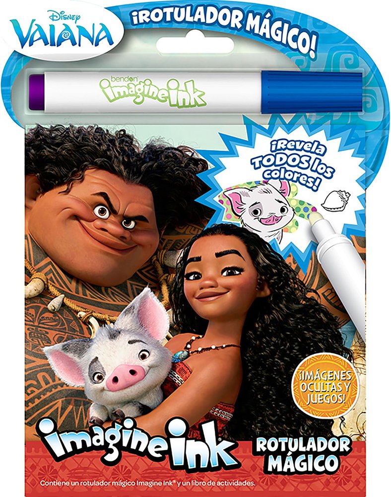 VAIANA ROTULADOR MAGICO, de DISNEY | portada del libro