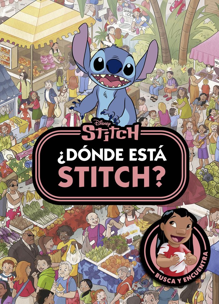 STITCH. ¿DONDE ESTA STITCH?, de DISNEY | portada del libro