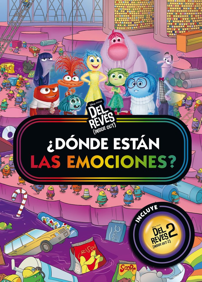 DEL REVES DONDE ESTAN LAS EMOCIONES, de DISNEY | portada del libro