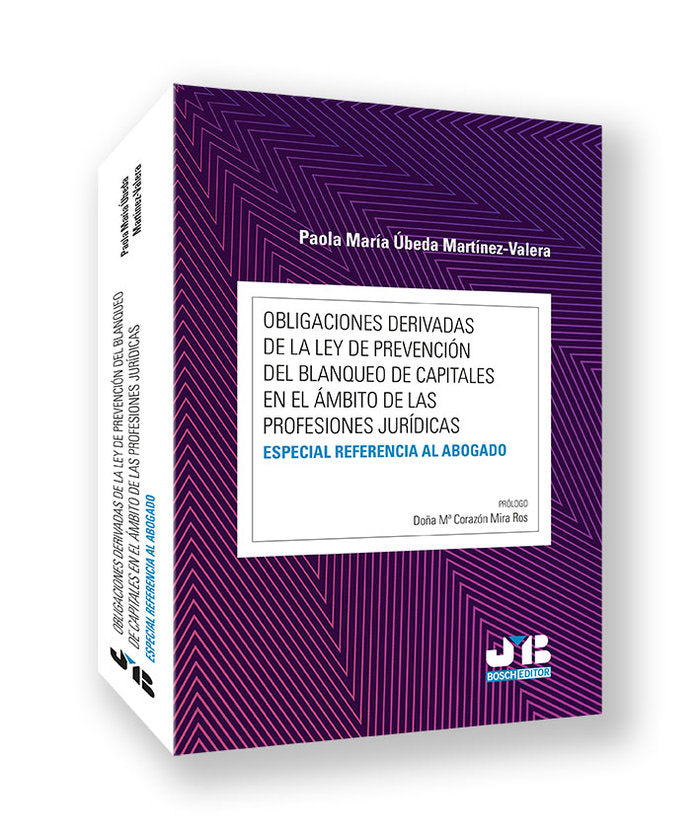 OBLIGACIONES DERIVADAS DE LA LEY DE PREVENCION DEL BLANQUEO, de UBEDA MARTINEZ-VALERA, PAOLA MARIA | portada del libro