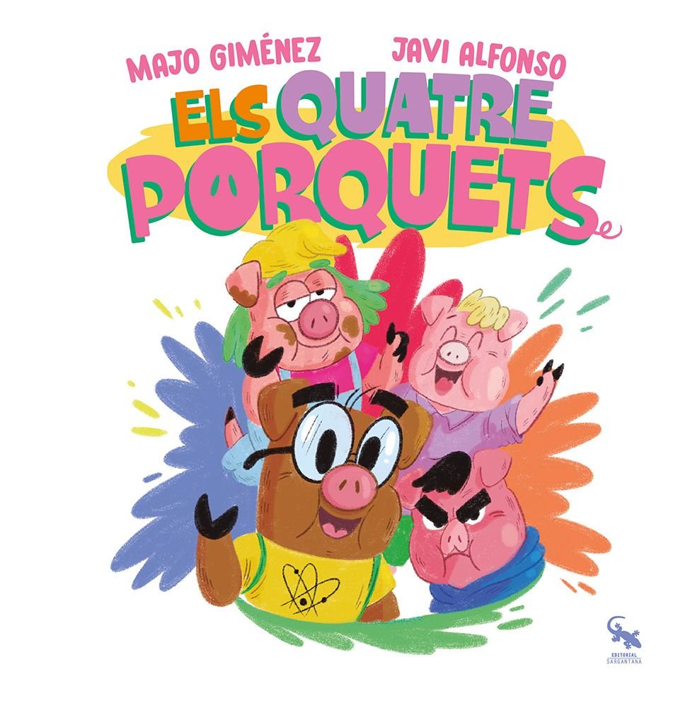 ELS QUATRE PORQUETS, de GIMENEZ, MAJO | portada del libro