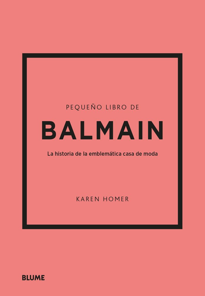 PEQUEÑO LIBRO DE BALMAIN, de HOMER | portada del libro