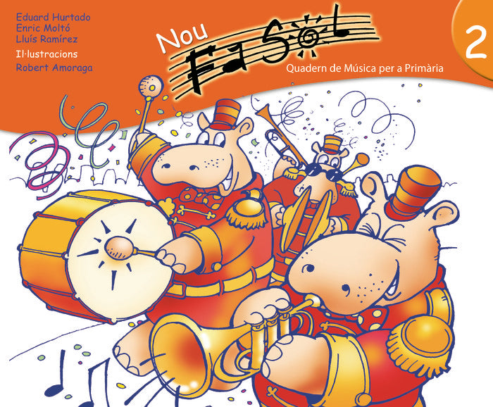 NOU FA SOL 2.º E.P, de HURTADO, EDUARD | portada del libro