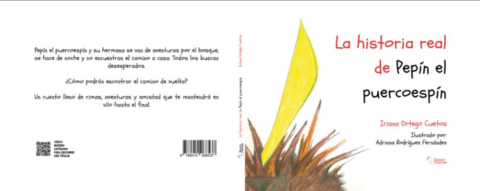LA HISTORIA REAL DEL PEPIN EL PUERCOESPIN, de IRIANA ORTEGO, MARIA | portada del libro