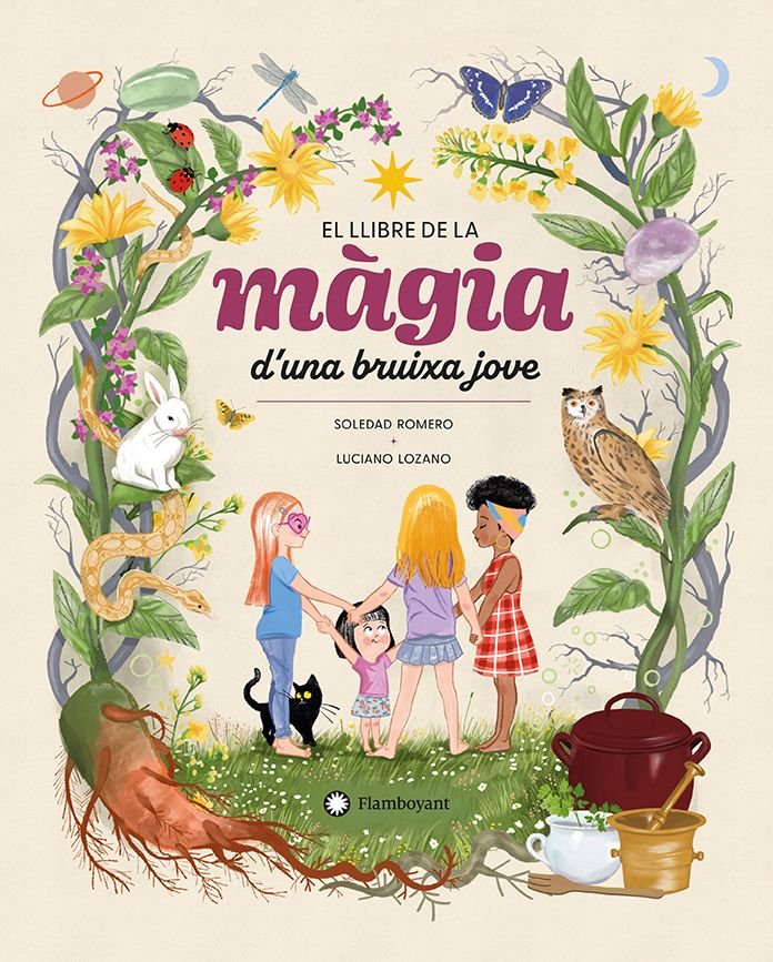 EL LLIBRE DE LA MAGIA D'UNA BRUIXA JOVE, de ROMERO, SOLEDAD | portada del libro