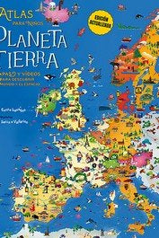 ATLAS PARA NIÑOS PLANETA TIERRA - EDIC. ACTUALIZADA, de LAVAGNO, ENRICO | portada del libro