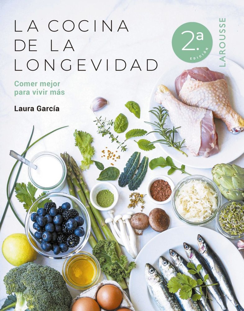 LA COCINA DE LA LONGEVIDAD, de GARCIA MATILLA, LAURA | portada del libro