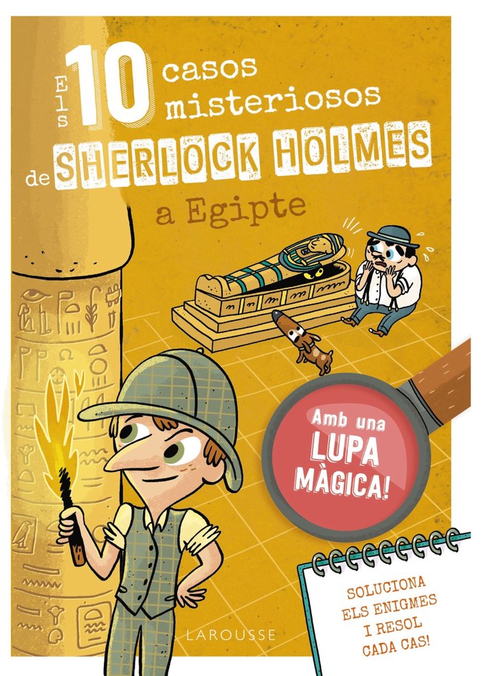 ELS 10 CASOS MISTERIOSOS DE SHERLOCK HOLMES A EGIPTE, de LEBRUN, SANDRA | portada del libro