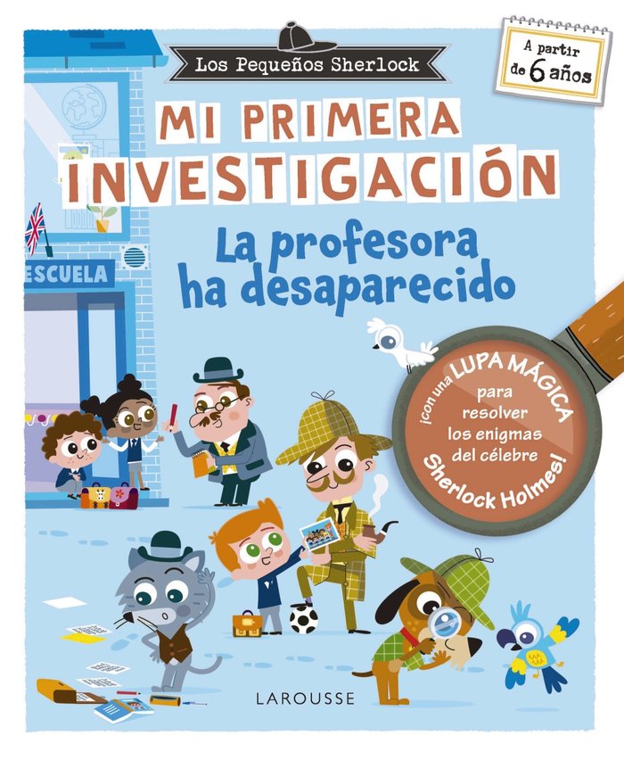 LOS PEQUEÑOS SHERLOCK MI PRIMERA INVESTIGACION, de LEBRUN, SANDRA | portada del libro