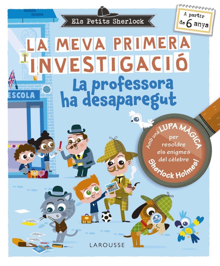 ELS PETITS SHERLOCK LA MEVA PRIMERA INVESTIGACIO, de LEBRUN, SANDRA | portada del libro