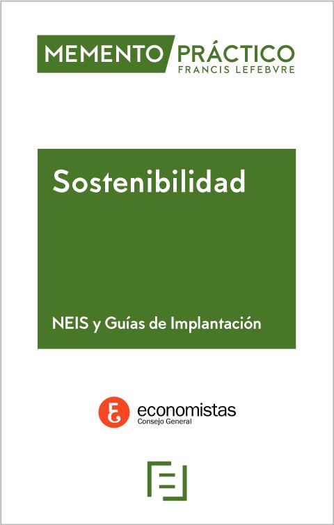 MEMENTO SOSTENIBILIDAD NEIS Y GUIAS DE IMPLANTACION | portada del libro