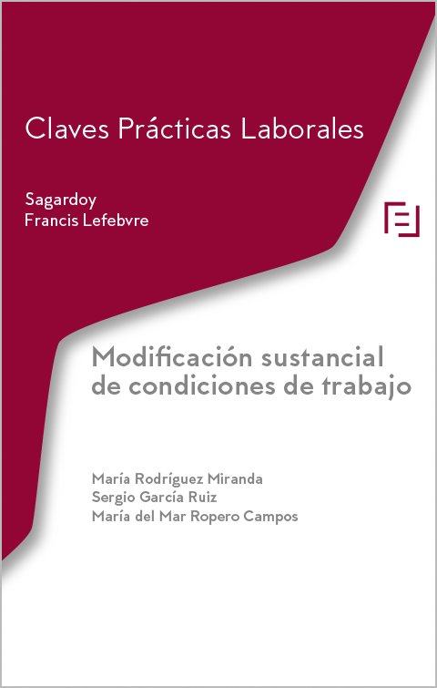 MODIFICACION SUSTANCIAL DE CONDICIONES DE TRABAJO | portada del libro