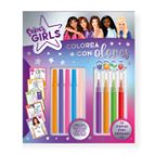 Super Girls - colorea con olores, de Varios autores | portada del libro