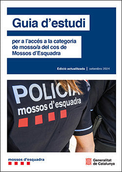 GUIA D'ESTUDI PER A L'ACCES A LA CATEGORIA DE MOSSO/A DEL COS DE MOSSOS D'ESQUAD | portada del libro