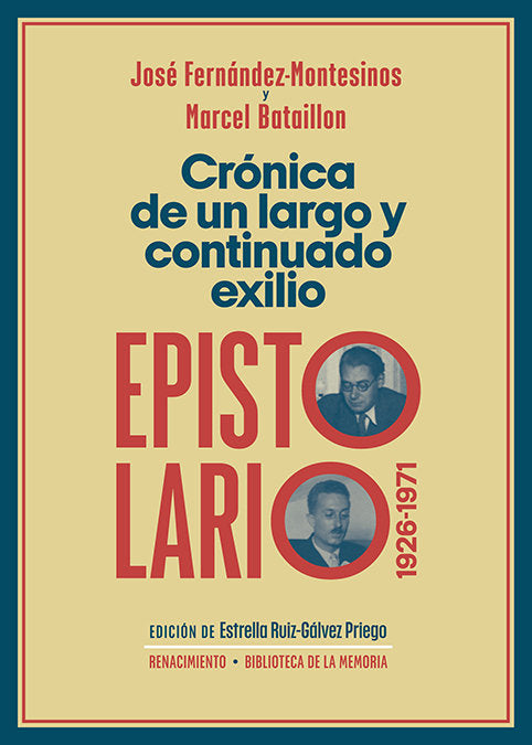 CRONICA DE UN LARGO Y CONTINUADO EXILIO, de BATAILLON , MARCEL | portada del libro