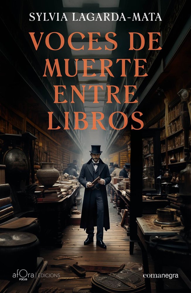 VOCES DE MUERTE ENTRE LIBROS, de LAGARDA-MATA, SYLVIA | portada del libro