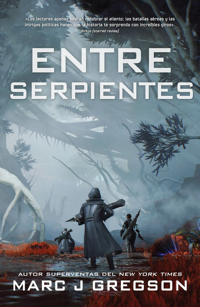 Entre serpientes, de J. GREGSON, MARC | portada del libro
