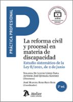 LA REFORMA CIVIL Y PROCESAL EN MATERIA DISCAPACIDAD 2ªED, de Yolanda de Lucchi López-Tapia | portada del libro