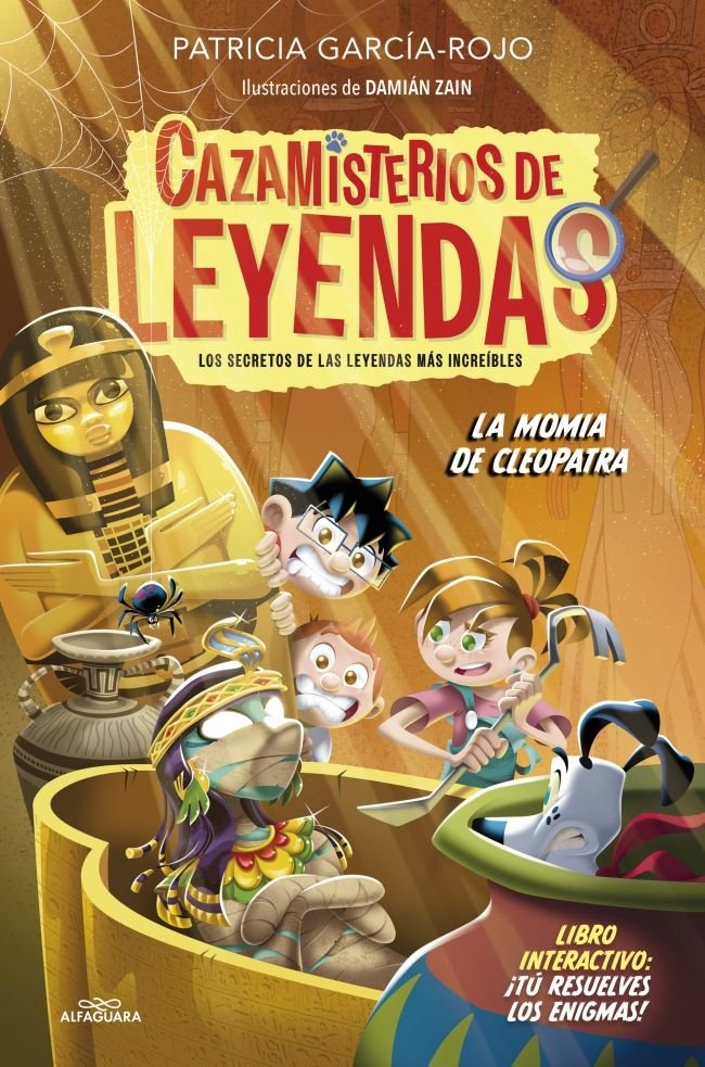 Cazamisterios de leyendas 2 - La momia de Cleopatra, de PATRICIA GARCIA-ROJO | portada del libro