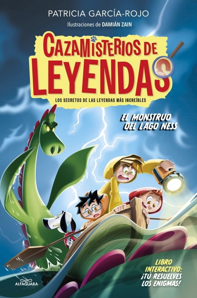 CAZAMISTERIOS DE LEYENDAS 1. EL MONSTRUO DEL LAGO NESS, de GARCIA-ROJO, PATRICIA | portada del libro
