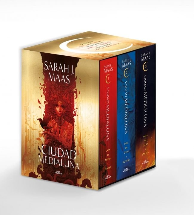 ESTUCHE CIUDAD MEDIALUNA, de SARAH J MAAS | portada del libro