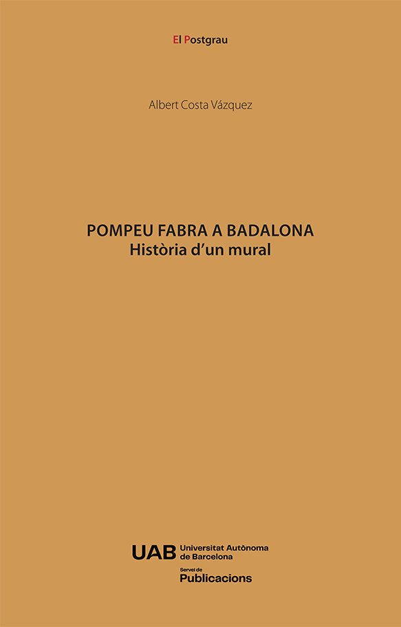 POMPEU FABRA A BADALONA, de VAZQUEZ, ALBERT | portada del libro
