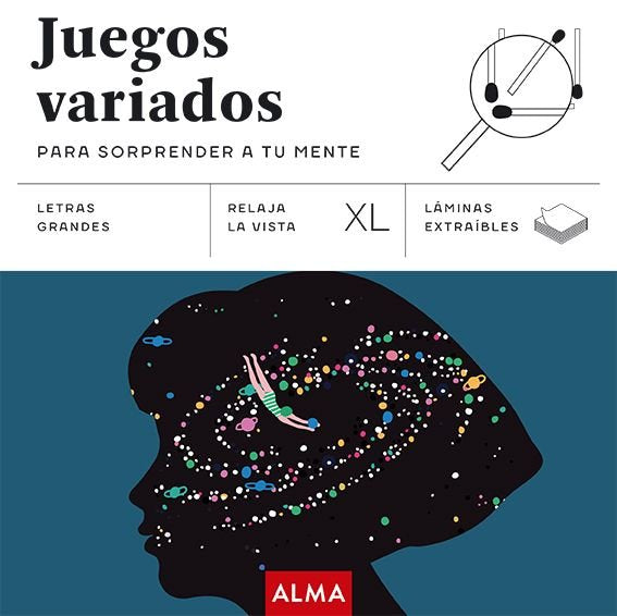 JUEGOS VARIADOS PARA SORPRENDER A TU MENTE (XL), de VARIOS AUTORES | portada del libro
