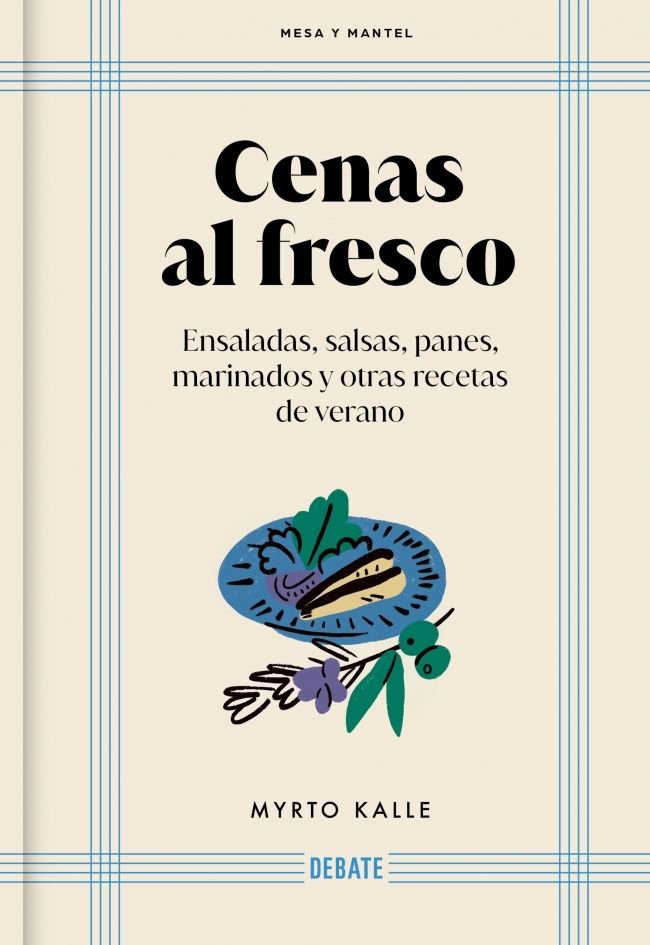 CENAS AL FRESCO (MESA Y MANTEL), de KALLE, MYRTO | portada del libro