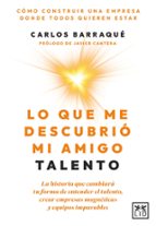 LO QUE ME DESCUBRIモ MI AMIGO TALENTO, de Carlos Barraqué | portada del libro
