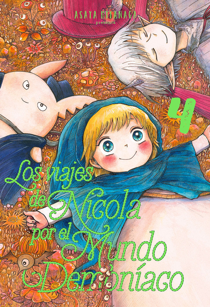 LOS VIAJES DE NICOLA POR EL MUNDO DEMONÍACO 4, de Miyanaga, Asaya | portada del libro
