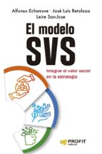 MODELO SVS, EL (STAKEHOLDER VALUE STRATEGIZER), de ALFONSO ECHANOVE | portada del libro