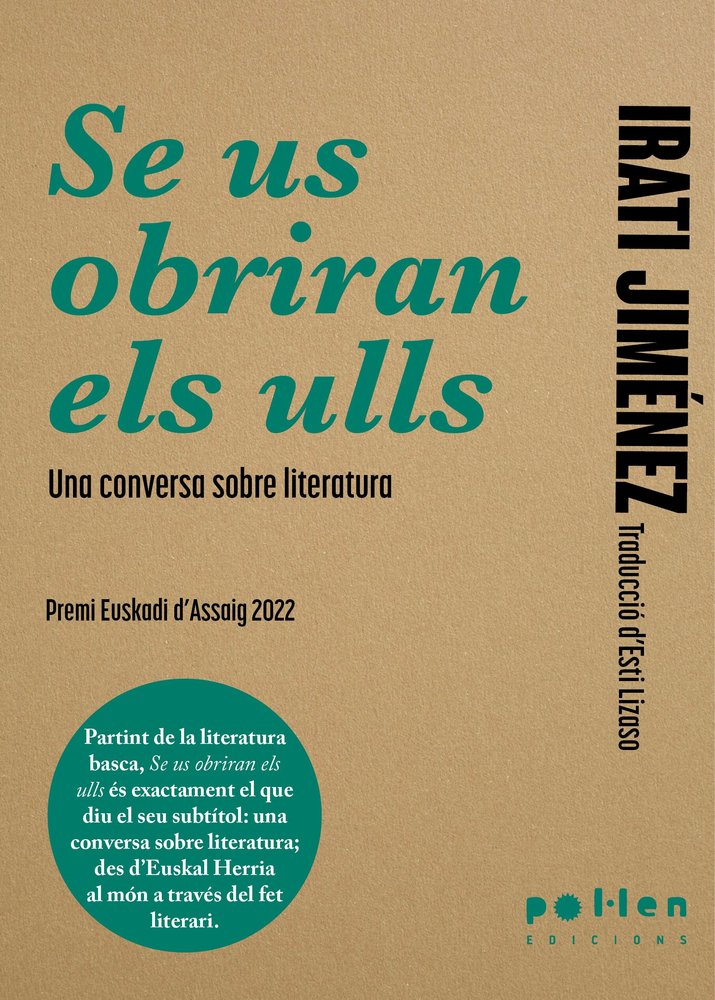 Se us obriran els ulls, de Jimenez,Irati | portada del libro