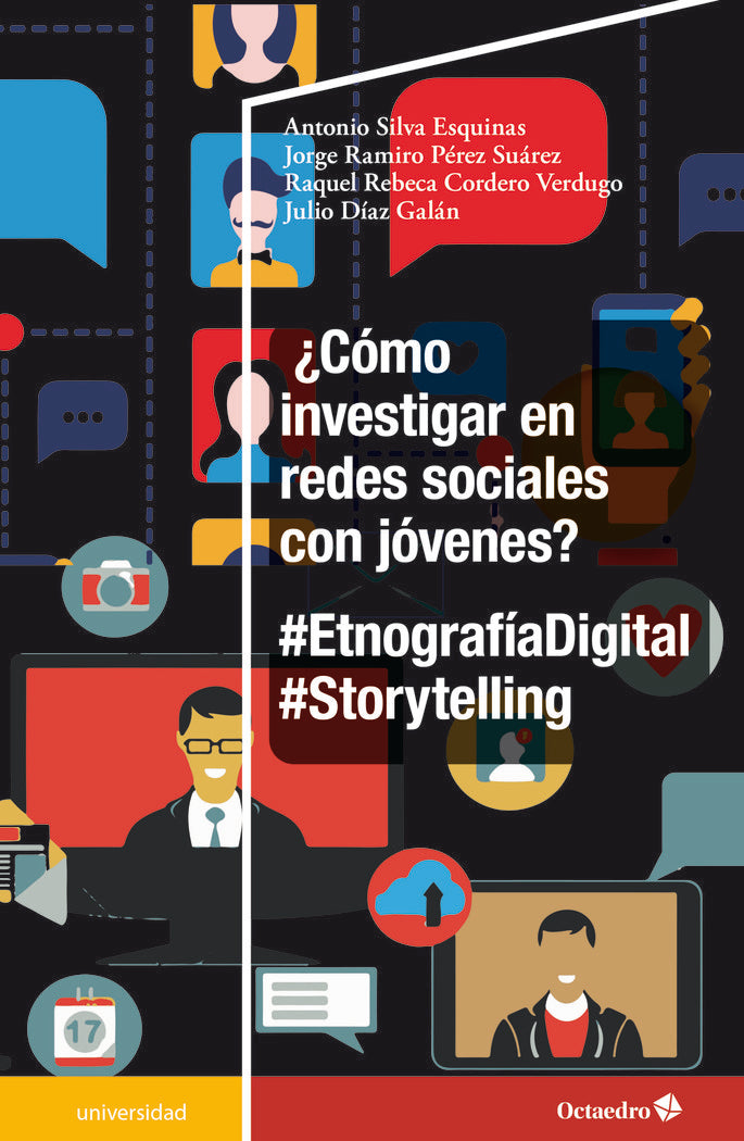 COMO INVESTIGAR EN REDES SOCIALES CON JOVENES, de SILVA ESQUINAS, ANTONIO | portada del libro
