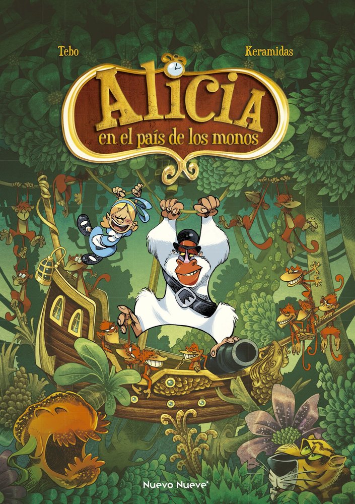ALICIA EN EL PAIS DE LOS MONOS, de TEBO | portada del libro