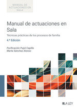 MANUAL DE ACTUACIONES EN SALA. TECNICAS PRACTICAS DE LOS PROCESOS DE FAMILIA, de PUJOL CAPILLA, PURIFICACION | portada del li