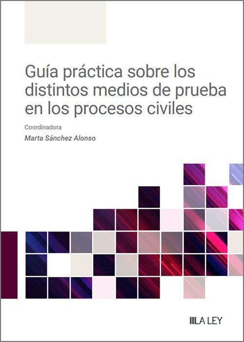 GUIA PRACTICA SOBRE LOS DISTINTOS MEDIOS DE PRUEBA EN LOS PROCESOS CIVILES | portada del libro