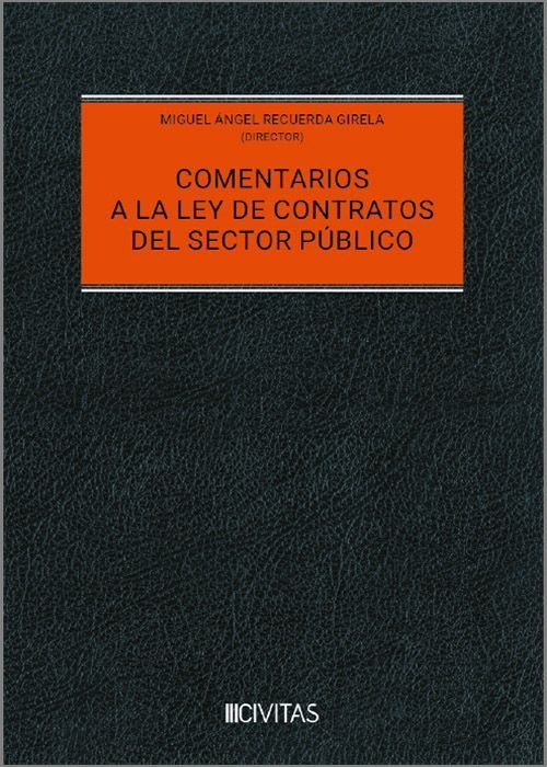 COMENTARIOS A LA LEY DE CONTRATOS DEL SECTOR PUBLICO | portada del libro