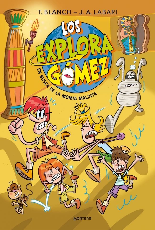 LOS EXPLORAGOMEZ 2 EN BUSCA DE LA MOMIA MALDITA?, de TERESA BLANCH | portada del libro