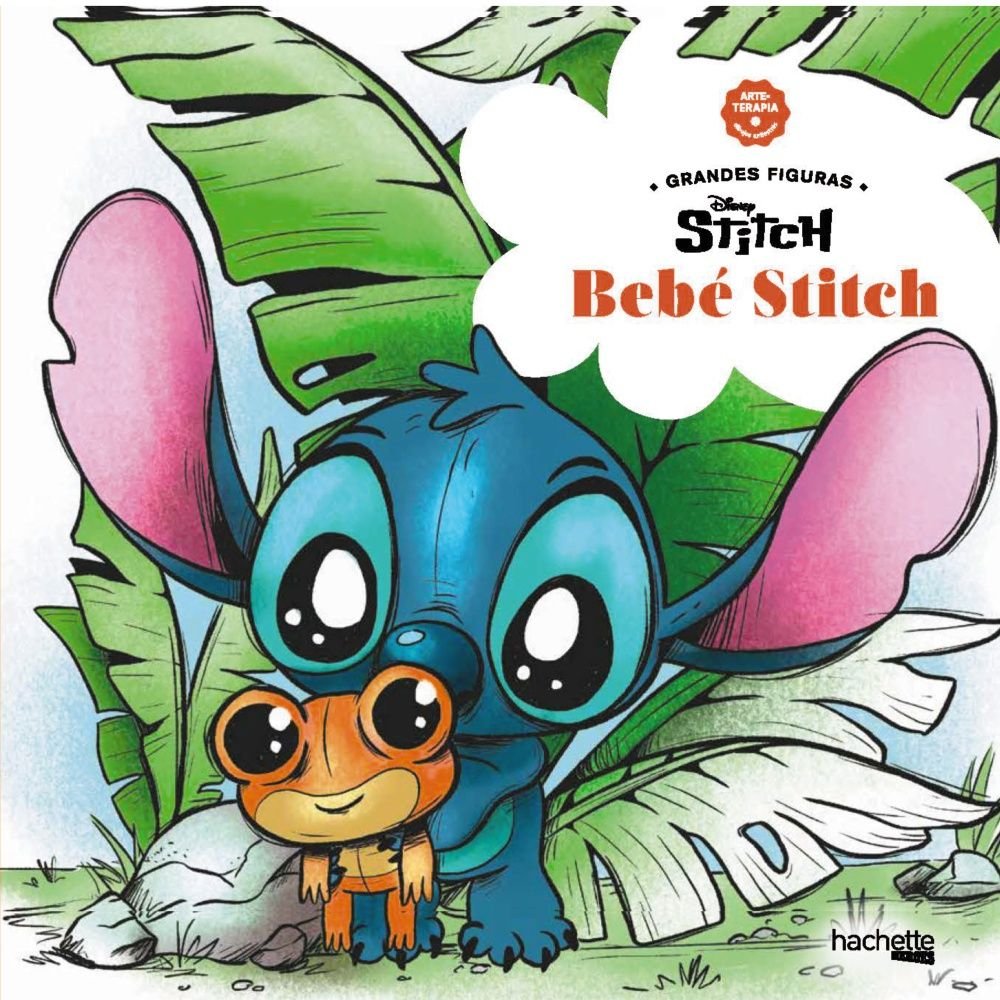 ARTETERAPIA DIBUJOS ANTIESTRES GRANDES FIGURAS: BEBE STITC, de VARIOS AUTORES | portada del libro