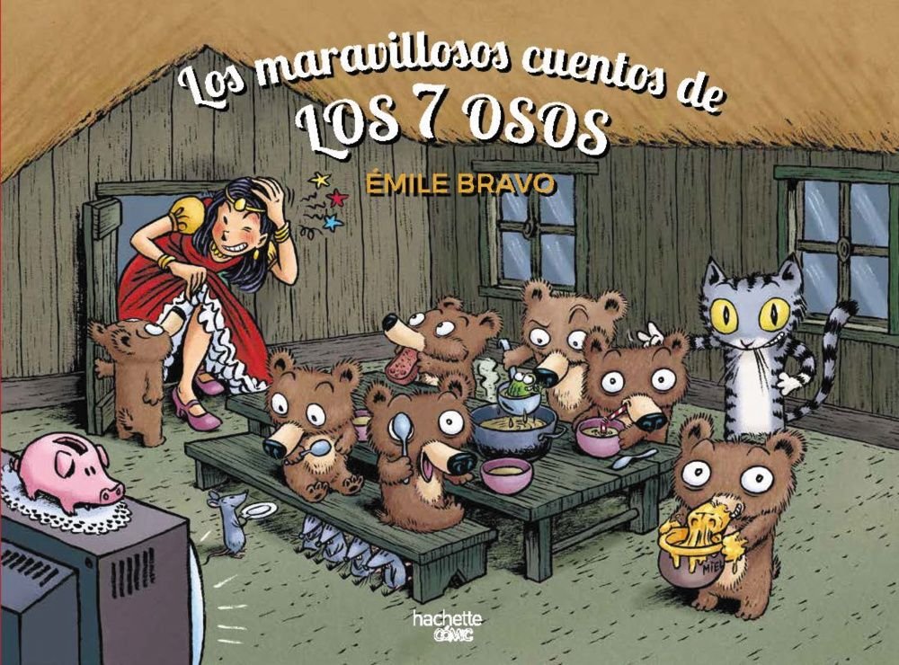 LOS MARAVILLOSOS CUENTOS DE LOS 7 OSOS, de BRAVO, EMILE | portada del libro